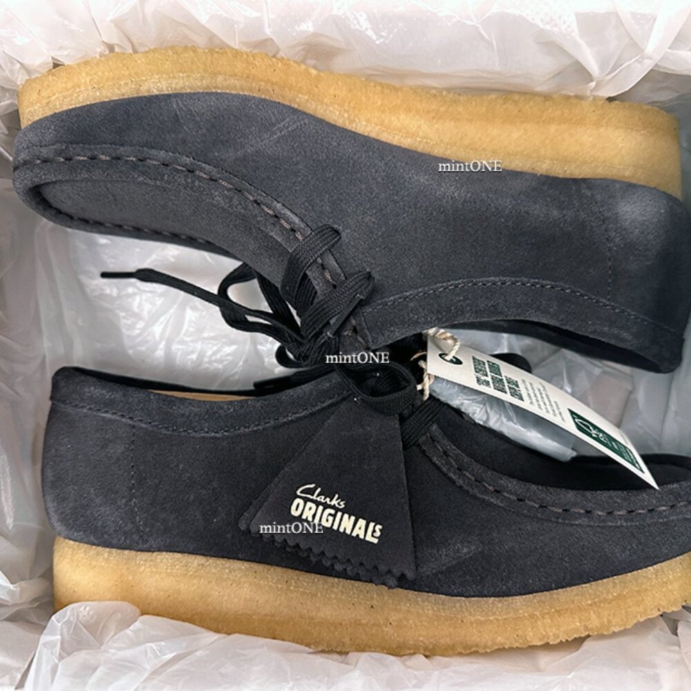 NEW Clarks Wallabee Brown Slate Suede - Picture 6 of 9